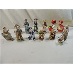LOT 13 ASSORTED CERAMIC FIGURINES