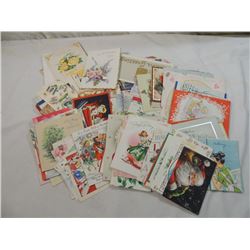 BOX LOT VINTAGE GREETING CARDS