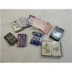 LOT 10 PLAYING CARD DECKS