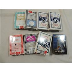 LOT 8 PLAYING CARD DECKS