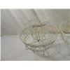 Image 3 : PAIR 2 TIER WIRE BASKET PLANTER