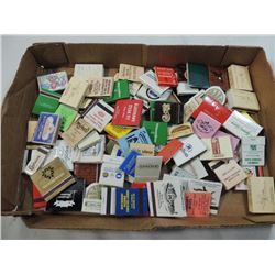 BOX LOT ASSORTED MATCHBOOKS