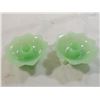 Image 2 : PAIR JADEITE CANDLE HOLDERS