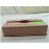 Image 2 : VINTAGE METAL HAND PAINTED TISSUE HOLDER
