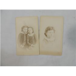 LOT 2 VINTAGE PHOTOS TAKEN IN CHEYENNE PRE WY STAT