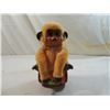 Image 1 : BATTERY OPERATED MONKEY ON BARREL