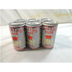 6 PACK WORLDS FAIR BEER