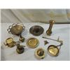Image 1 : BOX LOT ASSORTED BRASS COLLECTIBLES