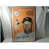 Image 2 : AUTOGRAPHED MICKEY MANTLE LARGE FRAMED POSTER COA