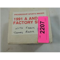 1991 A & AA FACTORY SET FRANK THOMAS ROOKIE