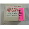 Image 1 : 1991 A & AA FACTORY SET FRANK THOMAS ROOKIE