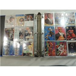 BINDER FULL BASEBALL & BASKETBALL CARDS