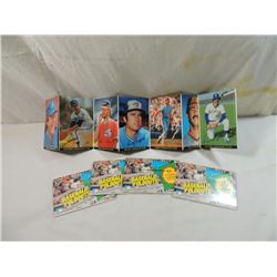 LOT 5 1983 TOPPS FOLD OUTS