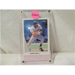 1990 LEAF SAMMY SOSA #220 ROOKIE BASEBALL CARD