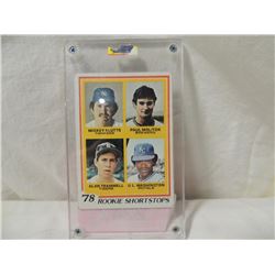 1978 TOPPS ROOKIE SHORTSTOPS #707 BASEBALL CARD