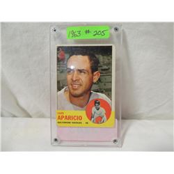1963 TOPPS LUIS APARICIO #205 BASEBALL CARD