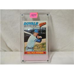 1977 TOPPS GEORGE BRETT #580 BASEBALL CARD