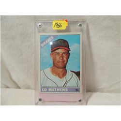 1966 TOPPS ED MATHEWS #200 BASEBALL CARD