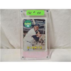 1969 TOPPS WILLIE MCCOVEY #440 BASEBALL CARD