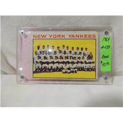 1964 TOPPS NEW YORK YANKEES #433