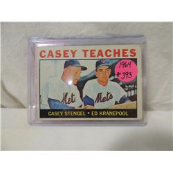 1964 TOPPS CASEY TEACHES #393 BASEBALL CARD