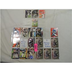 LOT 19 MARSHALL FAULK & RANDY MOSS FOOTBALL CARDS