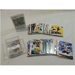 80 MIXED STEELER & RAMS FOOTBALL CARDS
