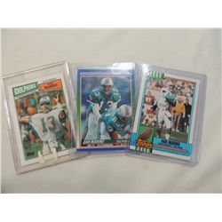 LOT 3 DAN MARINO FOOTBALL CARD