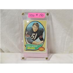 1970 TOPPS DICK BUTKUS #190 FOOTBALL CARD