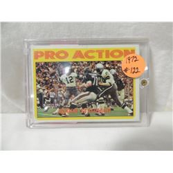 1972 TOPPS PRO ACTION #122 FOOTBALL CARD