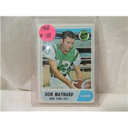 1968 TOPPS DON MAYNARD #169 FOOTBALL CARD