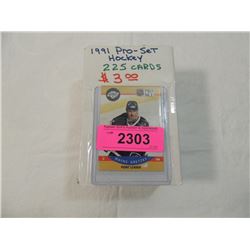 1991 PRO SET HOCKEY CARDS 225 CARD SET