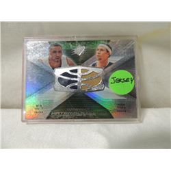 2008-09 UPPER DECK ACLE LAW & MIKE BIBBY JERSEY CR