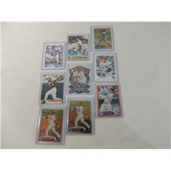 LOT 9 MISC BASEBALL CARDS: MADDUX, MATTINGLY, GRIE