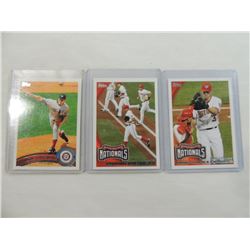 LOT 3 STEPHEN STRASBURG BASEBALL CARDS