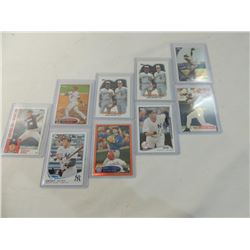 LOT 9 MISC BASEBALL CARDS: PUJOLS, JETER, KINSLER