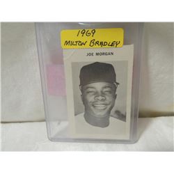 1969 MILTON BRADLEY JOE MORGAN BASEBALL CARD
