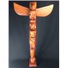 Image 1 : ROGER CLARK SMITH TOTEM 38" HIGH, SIGNED ON THE BOTTOM "ROGER CLARK SMITH JUNE 24/63"
