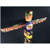 Image 2 : JOSH GEORGE (SQUAMISH NATION) EAGLE AND KILLER WHALE TOTEM 31" HIGH