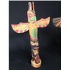 Image 2 : PAIR OF C. 1910 TOTEMS- 8.5" HIGH