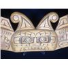 Image 2 : JIMMY JOSEPH (KWAKIUTL) CARVED WOODEN HANGING PANEL "TWO HEADED SEA SERPENT" 11" H X 60" W