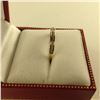 Image 2 : LADIES 10KT YELLOW GOLD DIAMOND SET ANNIVERSARY OR WEDDING RING CHANNEL SET WITH 14 SINGLE CUT
