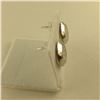 Image 2 : PAIR OF 14KT. WHITE GOLD DIAMOND SET EARRINGS FEATURING FLOATING DIAMONDS CARRYING THE WORD "LOVE"