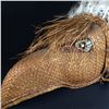 Image 3 : WOVEN CEDAR, EAGLE MASK WITH FEATHERS 13" DEEP X 16"  HIGH (TO TOP OF FEATHERS)