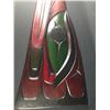 Image 2 : WILLIAM WATTS (COAST SALISH) HAND CARVED AND PAINTED "EAGLE" PANEL 29" WIDE X 13" HIGH