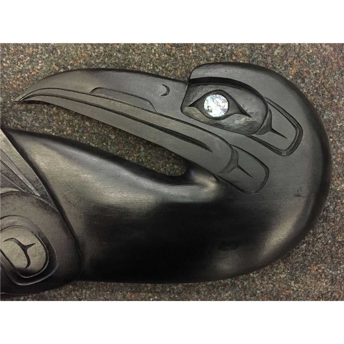 CRAIG VOISIN, HAND CARVED AND PAINTED