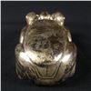 Image 5 : CLARENCE MILLS, STERLING SILVER BEAR AND FROG SCULPTURE, OVER 100 OUNCES