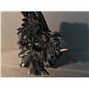 Image 3 : CHARLES JOSEPH SR. RAVEN MASK, HAND CARVED AND AFFIXED WITH BLACK FEATHERS
