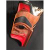 Image 2 : RICK PETERS, HAND CARVED MASK 17" HIGH X 10" WIDE X 5" DEEP