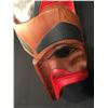 Image 3 : RICK PETERS, HAND CARVED MASK 17" HIGH X 10" WIDE X 5" DEEP
